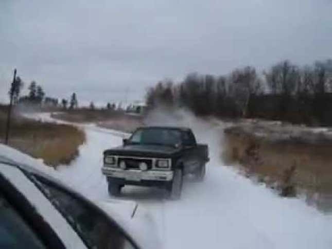 What's Better At Drifting: A Chevy Caprice Or A Pickup Truck?