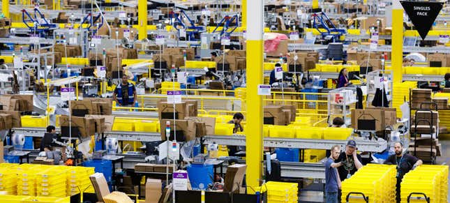 Image for article titled Report: Amazon Uses Games To Keep Warehouse Workers Engaged