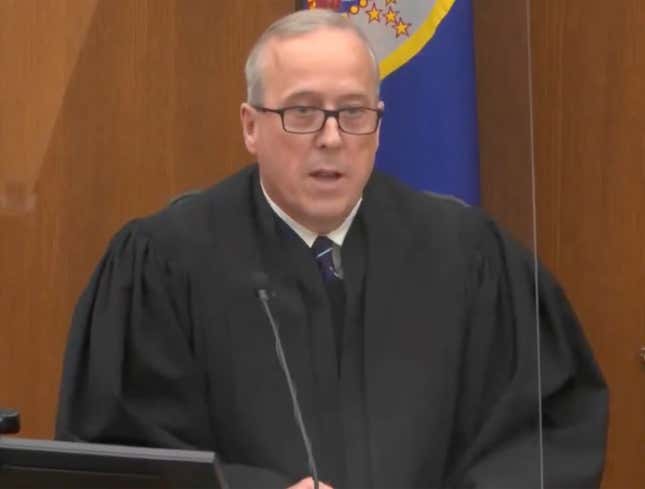 Image for article titled ‘This Is Strike One, Mr. Chauvin,’ Says Judge Reading Guilty Verdict Before Handing Gun, Badge Back