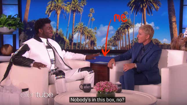 Image for article titled Put Me in the Box, Ellen