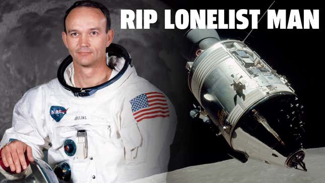 Image for article titled RIP Michael Collins, The Astronaut Who Briefly Became The Loneliest Human Ever