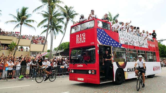 Image for article titled City Of Miami Delighted By Impromptu Parade