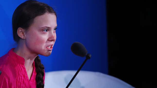 Image for article titled How to Watch Greta Thunberg&#39;s Testimony at the United Nations&#39; Climate Action Summit