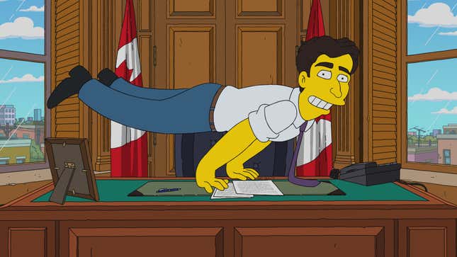 Image for article titled Lisa flees to Canada, but a tepid Simpsons settles for safe ground