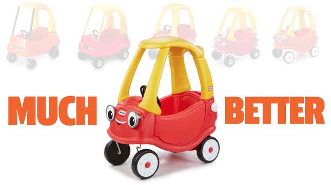 Image for article titled The New Redesign Of The Cozy Coupe Is A Dramatic Improvement Over The Old Garbage One