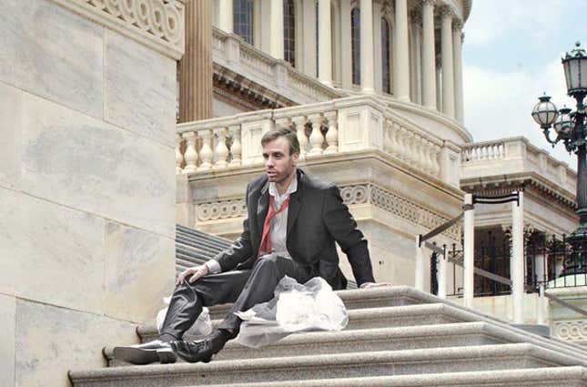 Worries first arose after Sen. Warner was seen picking up old cigarettes around Capitol Hill during a congressional recess.