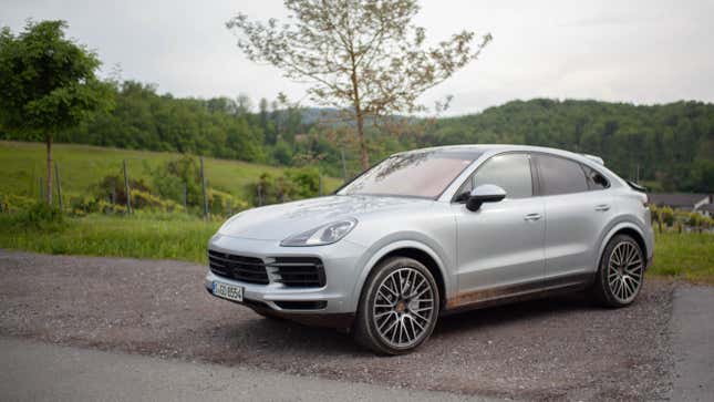 Image for article titled The 2020 Porsche Cayenne Coupe Doubles Down on Absurdity but It’s Fun and Fast