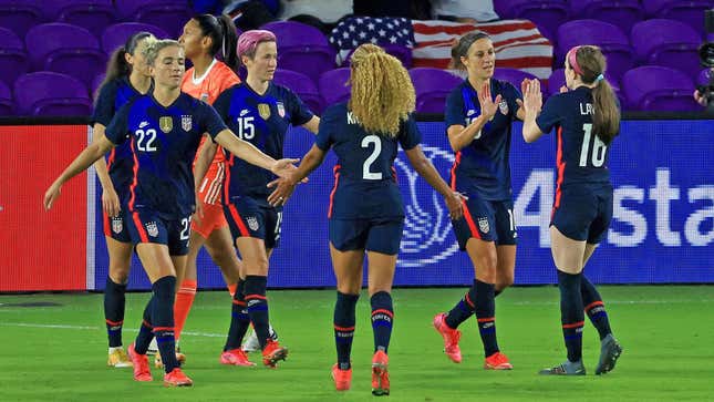 The U.S. women’s soccer team won a victory in its fight for equal pay, but there’s still the matter of prize money from FIFA.b