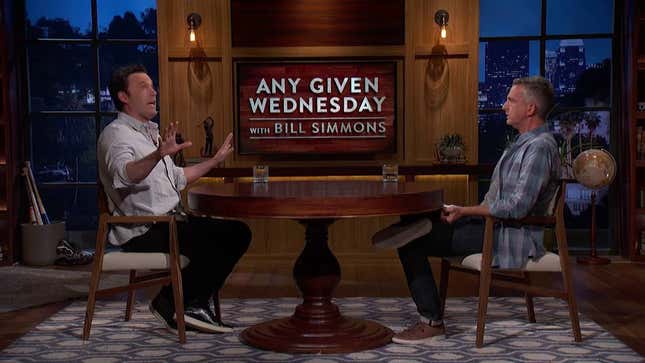 Ben Affleck Seemed Super Hammered on Bill Simmons’s New HBO Show Last Night