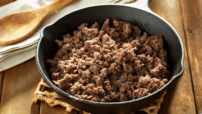 Image for article titled Please, I Beg You, Do Not Rinse Your Ground Beef