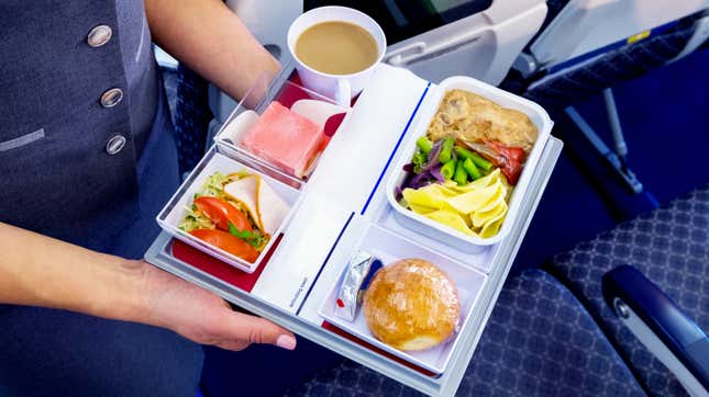 Image for article titled Learn more about airplane food, and you just might come to embrace it