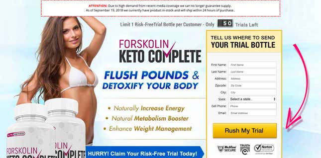 Image for article titled The Bizarre Scheme Using Viral Abuse Stories and Stolen Pics to Sell Diet Pills on Twitter