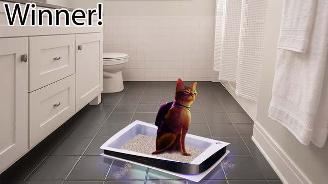 Image for article titled &#39;Shop Contest: The PS5 Cat, Winners!