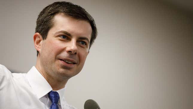 Image for article titled Diplomatic Pete Buttigieg Quickly Changes Subject From Politics At Town Hall To Avoid Arguments