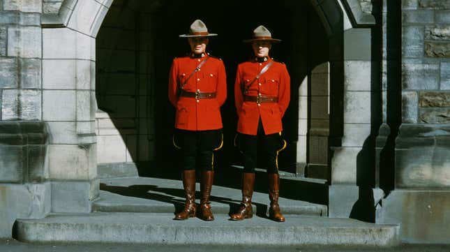 Two Mounties ca 1960