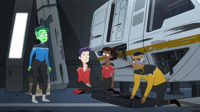 Image for article titled Lower Decks' Mike McMahan on How Information Is the Human Heart of Star Trek