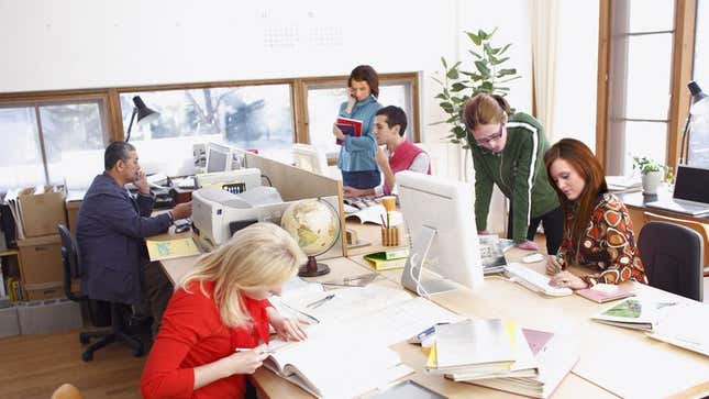 Image for article titled Strange New Culture Forming On Other End Of Office