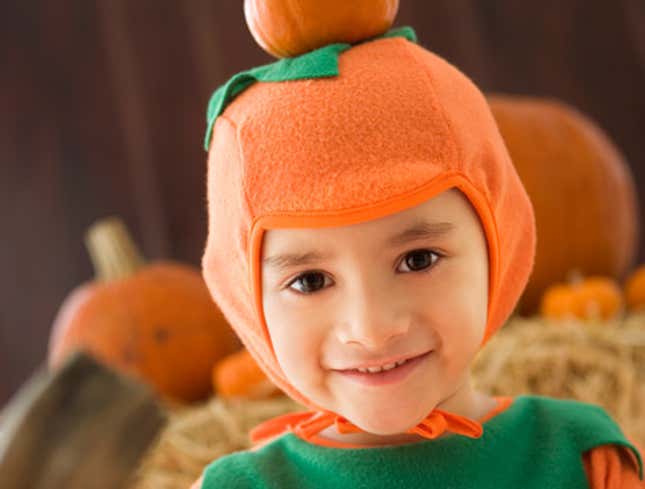 Image for article titled Biggest Mistake Of Life Dressed Up As Pumpkin