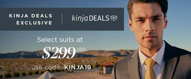 Indochino Seasonal Suits | $299 | Indochino | Promo code KINJA19 | Luxury suits drop to $399 at checkout with code