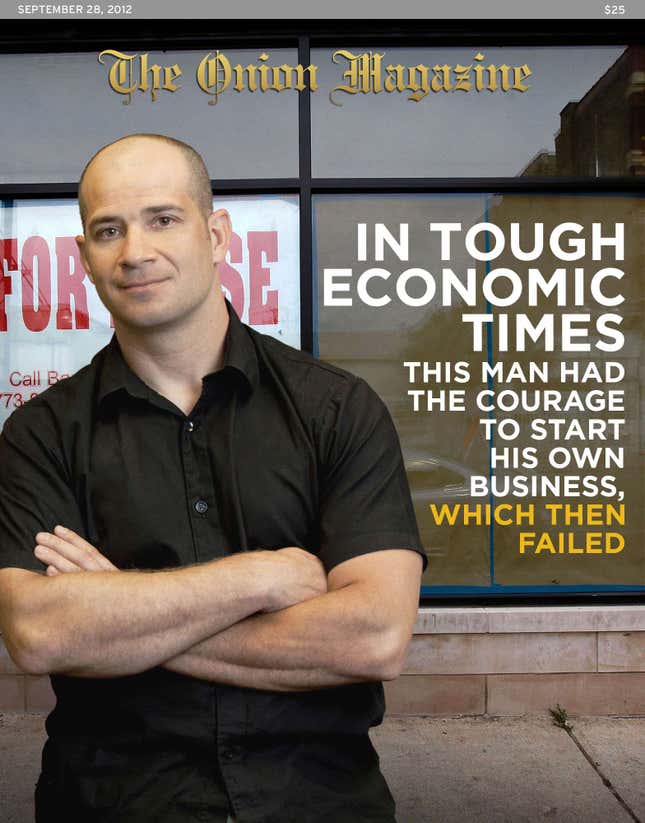 Image for article titled In These Tough Times This Man Had The Courage To Start His Own Business, Which Then Failed