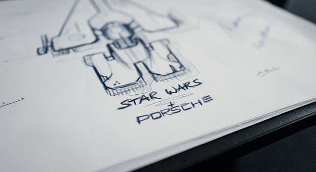 Porsche And Lucasfilm Team Up To Design A New<i> Star Wars</i> Spaceship