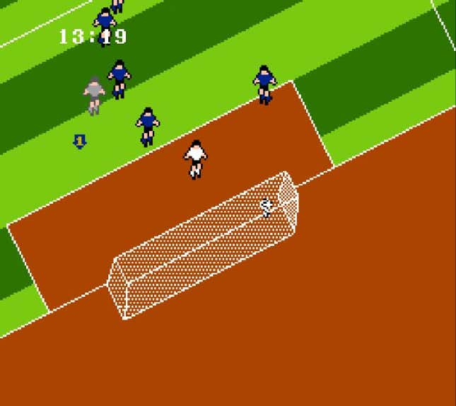 Image for article titled Quarantine Video Game Club: Ducking FIFA Licensing Fees With 1989's 'Goal!'