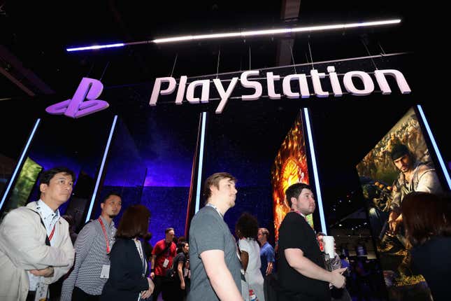 PlayStation’s booth at E3 2018