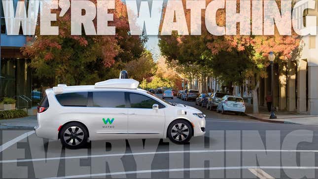 Image for article titled Autonomous Vehicles Will Soon Create A Privacy Nightmare For Everyone In View Of Traffic
