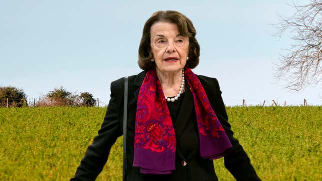 Image for article titled Biden Speeds Away In Truck After Dropping Dianne Feinstein Off In Empty Field