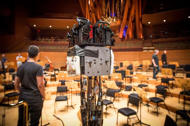 One of the camera rigs.