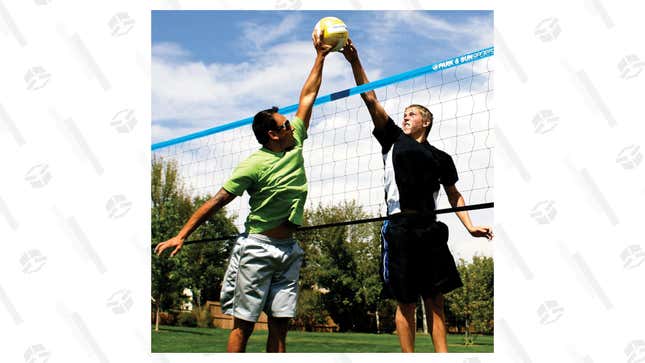 Park & Sun Portable Outdoor Volleyball Net System | $136 | Amazon