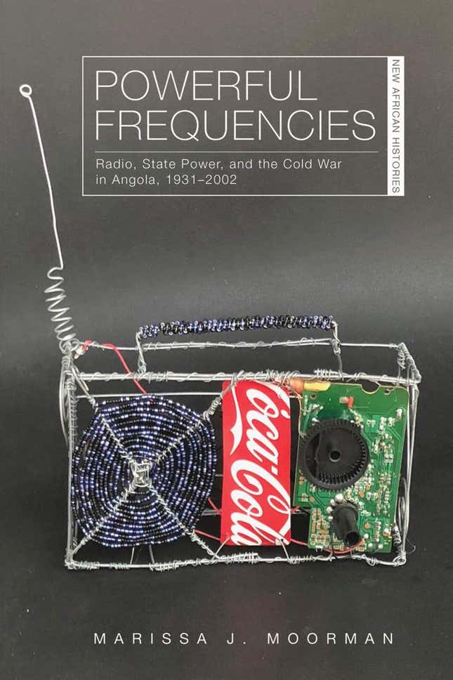 The author’s latest book on Angolan radio.