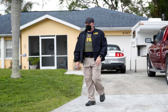 Image for article titled FBI Seizes Car and Boxes of Evidence During Search of Brian Laundrie&#39;s Home