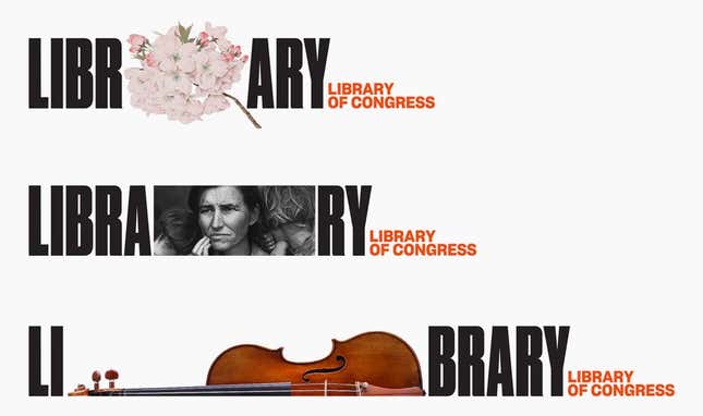 Image for article titled Designers are mourning the new, painfully generic Library of Congress logo
