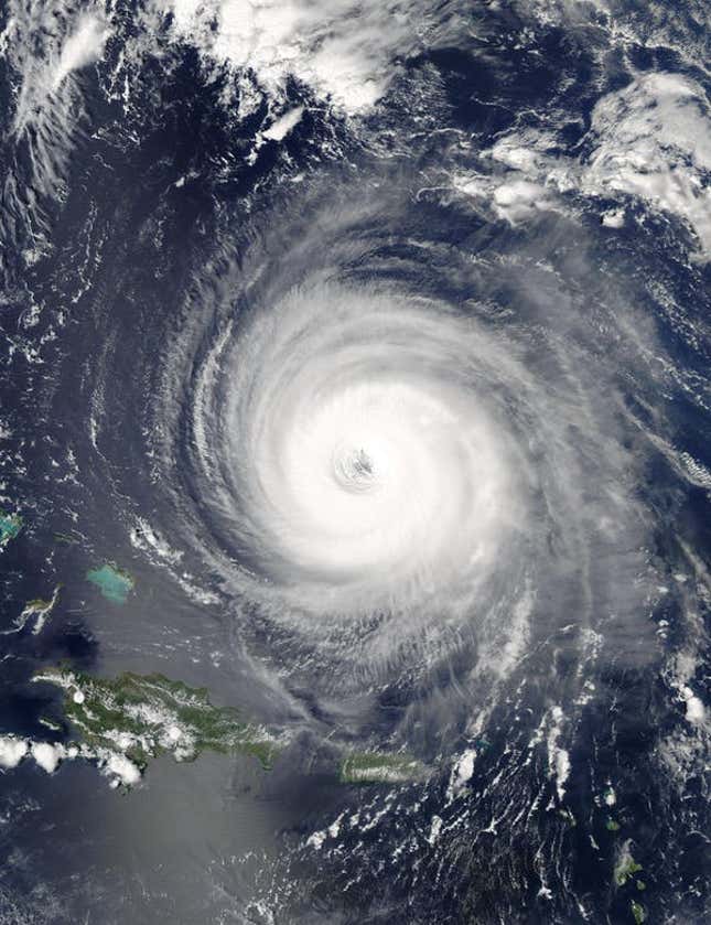 Hurricane Isabel made landfall on North Carolina’s Outer Banks on Sept. 18, 2003. Its effects were felt as far as western New England and into the eastern Great Lakes.