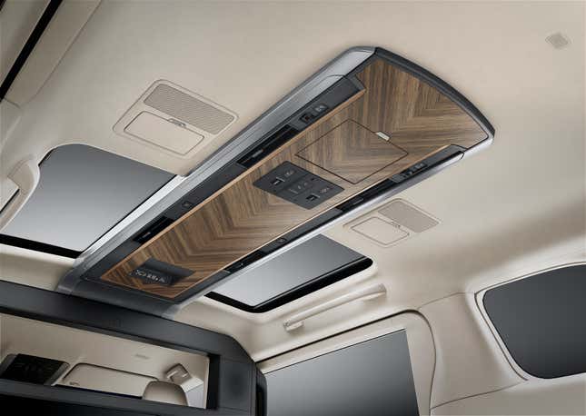 2024 Lexus LM luxury minivan interior