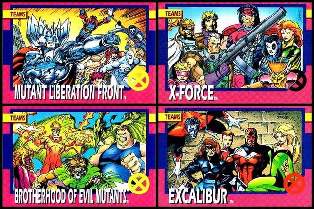 X-Men '90s Trading Cards Jim Lee Collected in New Art Book