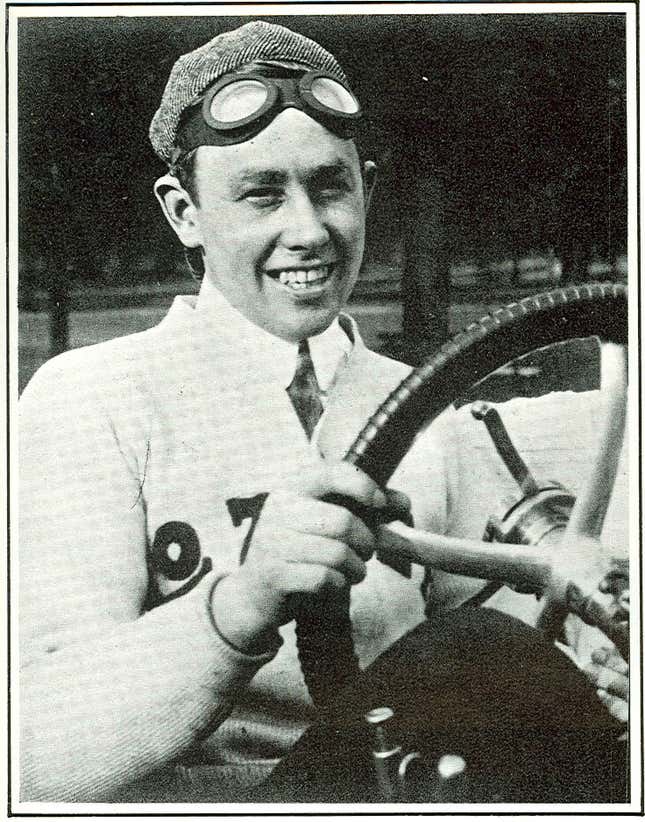 Ralph Mulford at the 1911 Vanderbilt Cup