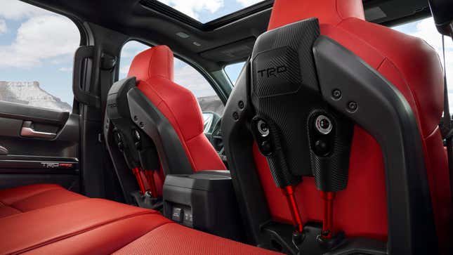 Image for article titled Check Out the Shock Absorbers In The 2024 Toyota Tacoma's Seats