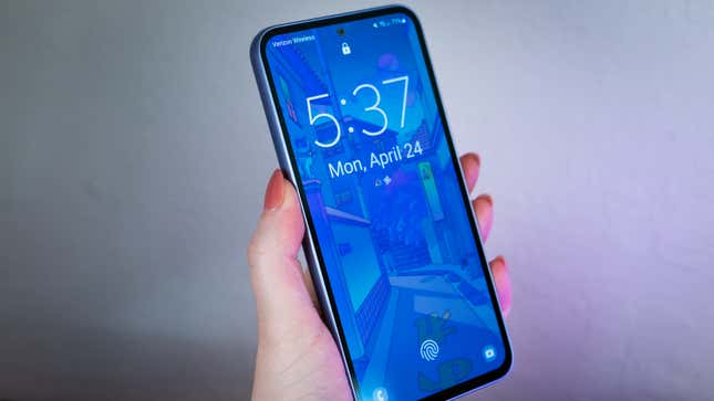 A photo of the Galaxy A54