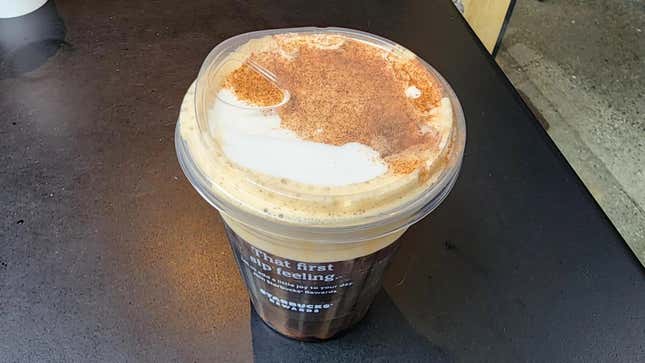 Starbucks Cinnamon Caramel Cream Nitro Cold Brew
