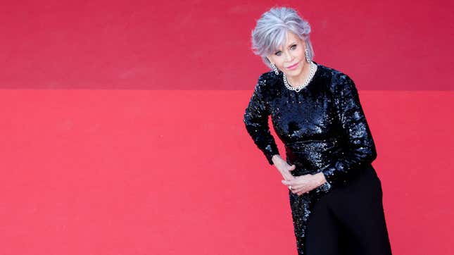 Jane Fonda attends the “Elemental” screening and closing ceremony red carpet during the 76th annual Cannes film festival at Palais des Festivals on May 27, 2023 in Cannes, France. 