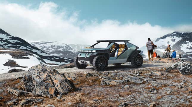 Image for article titled Dacia's Manifesto Concept Is an Escape From Cyberpunk City Life
