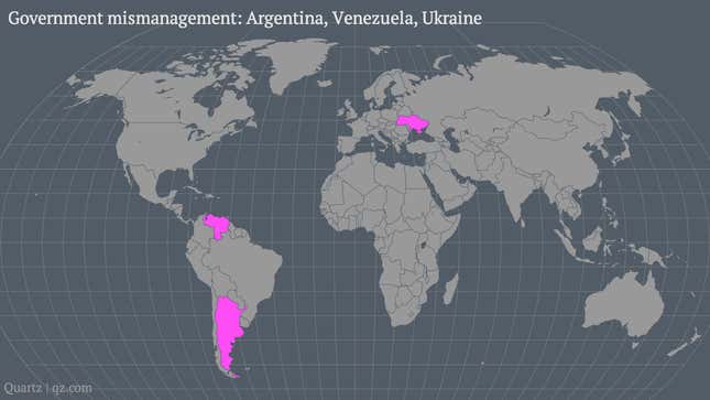 Image for article titled A global tour of the emerging-markets currency crunch
