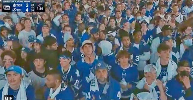 These Toronto fans know what fate awaits them in Game 7 vs. Tampa.