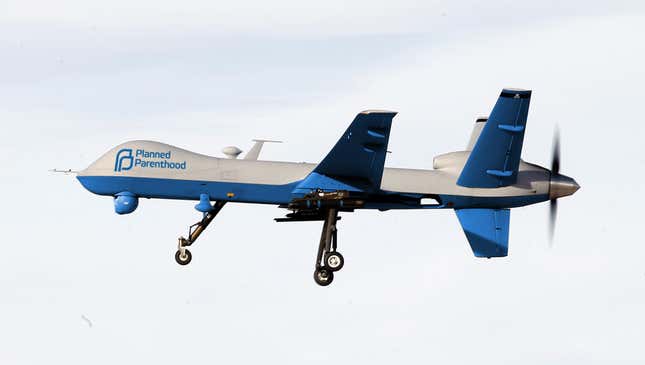 Image for article titled Planned Parenthood Unveils New Heat-Seeking Abortion Drone