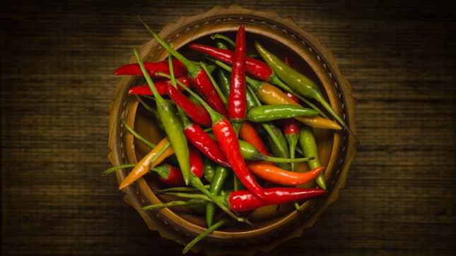 Image for article titled Grate Frozen Chili Peppers Directly Into Your Food