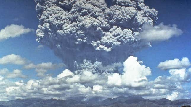 Eruption of Mount Pinatubo in the Philippines in 1991. 