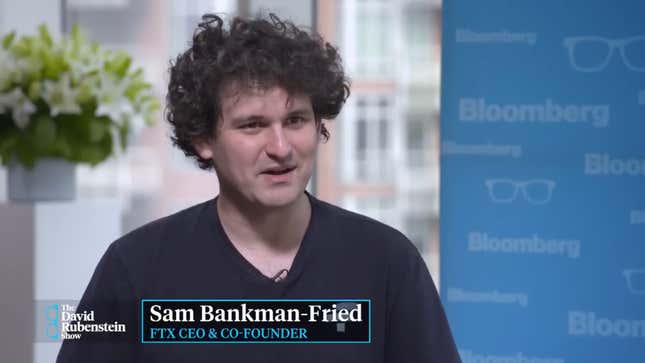 Former CEO of FTX Sam Bankman-Fried interviewed by Bloomberg on September 1, 2022, just two months before the collapse of FTX.