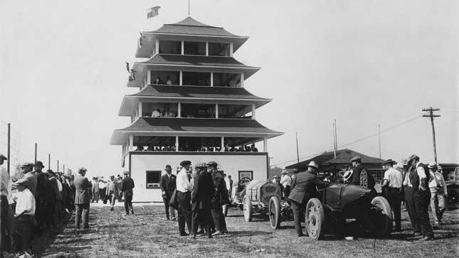 The Indianapolis Motor Speedway Pagoda c. 1913